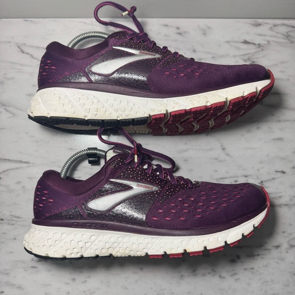 Women’s size 10.5 Brooks Glycerin 16 Purple Athletic Running Shoes - Picture 5 of 11